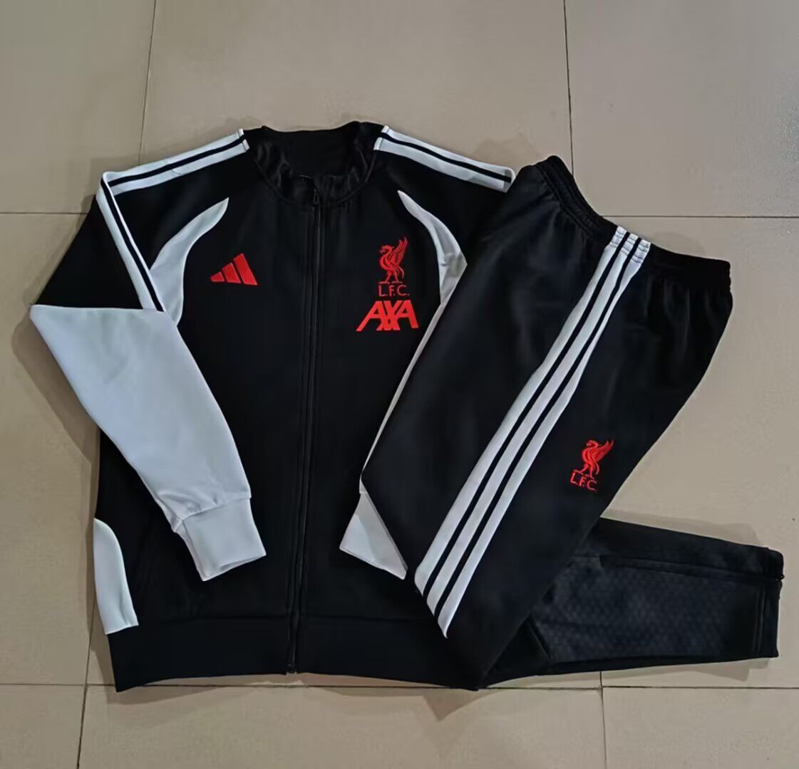 AAA Quality Liverpool 26/27 Tracksuit - Black/Grey